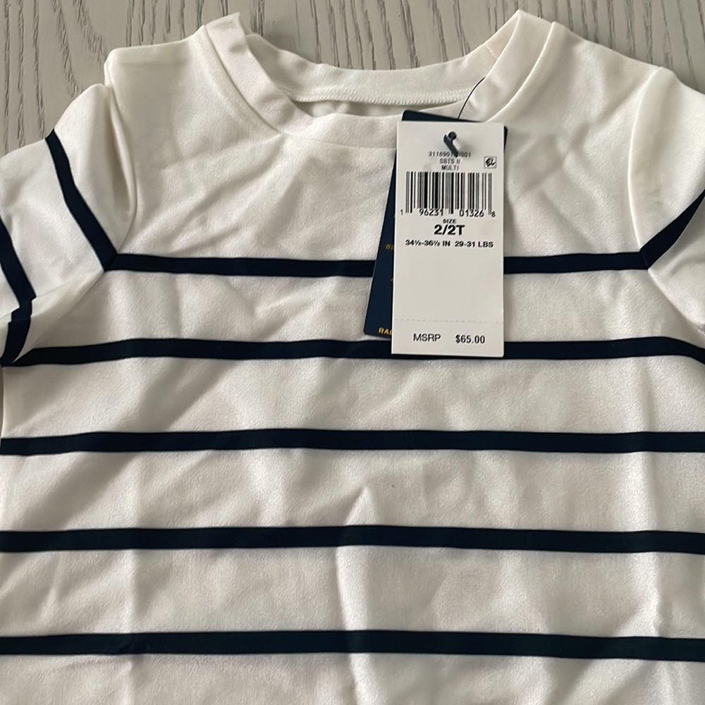 New ! Tags on. Polo toddler swim top. - Picture 3 of 9